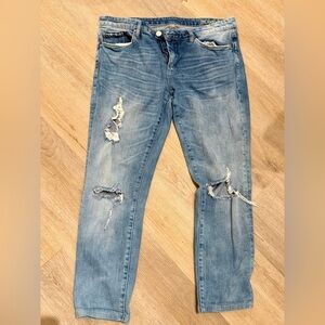 Blank NYC Light Blue Distressed Boyfriend Jeans